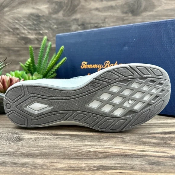 NIB Tommy Bahama Flint Knit Jogger Memory Foam Slip On Sneaker Charcoal - Picture 9 of 14